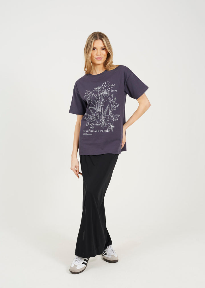 GRAPHIC T-SHIRT, CHARCOAL