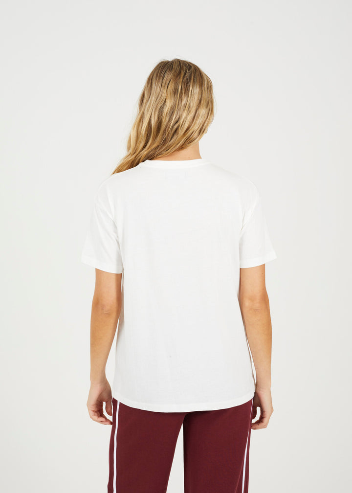 'OAKLAND' GRAPHIC RELAXED FIT T-SHIRT, CREAM