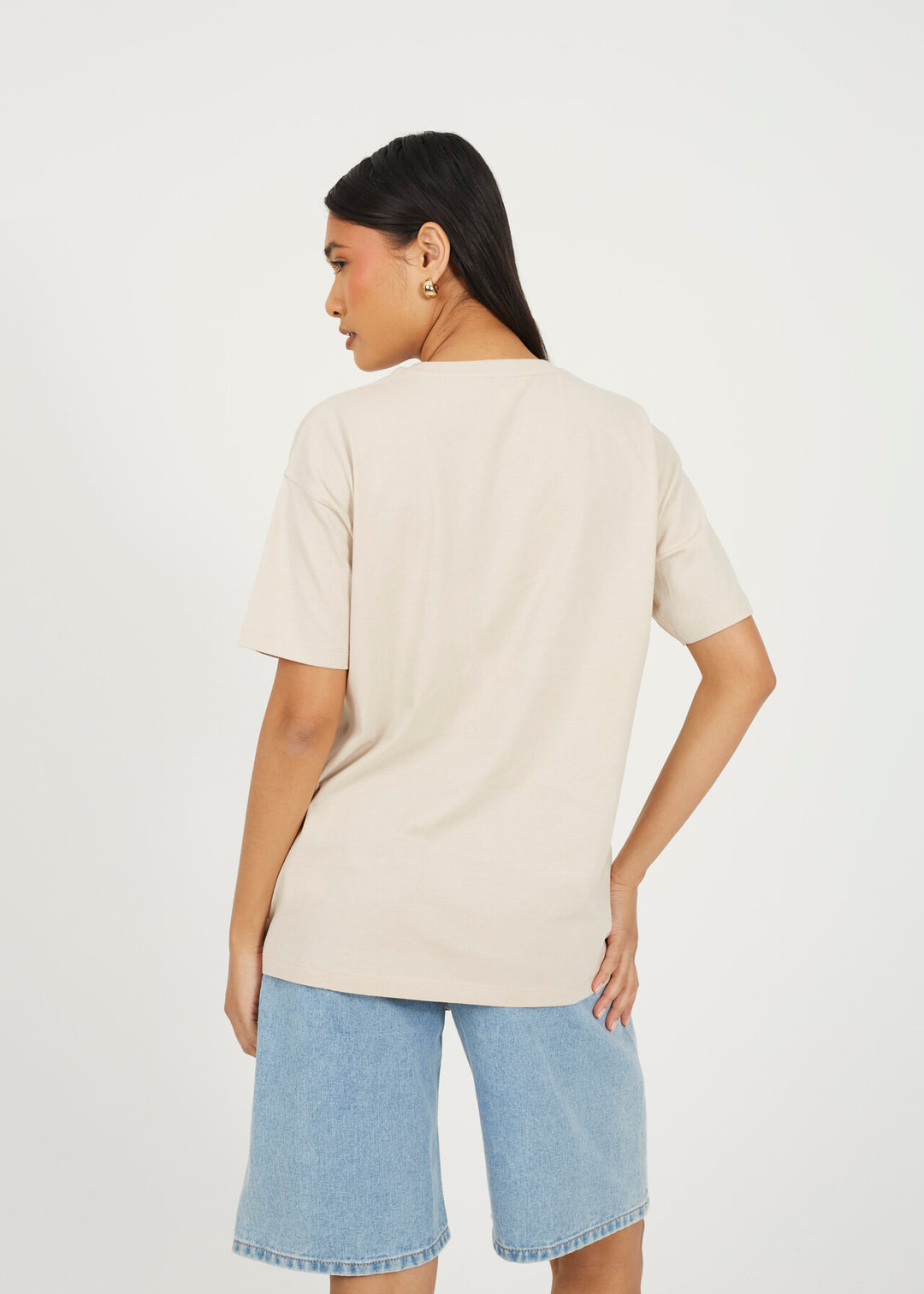 'OAKLAND' GRAPHIC RELAXED FIT T-SHIRT, TOFU
