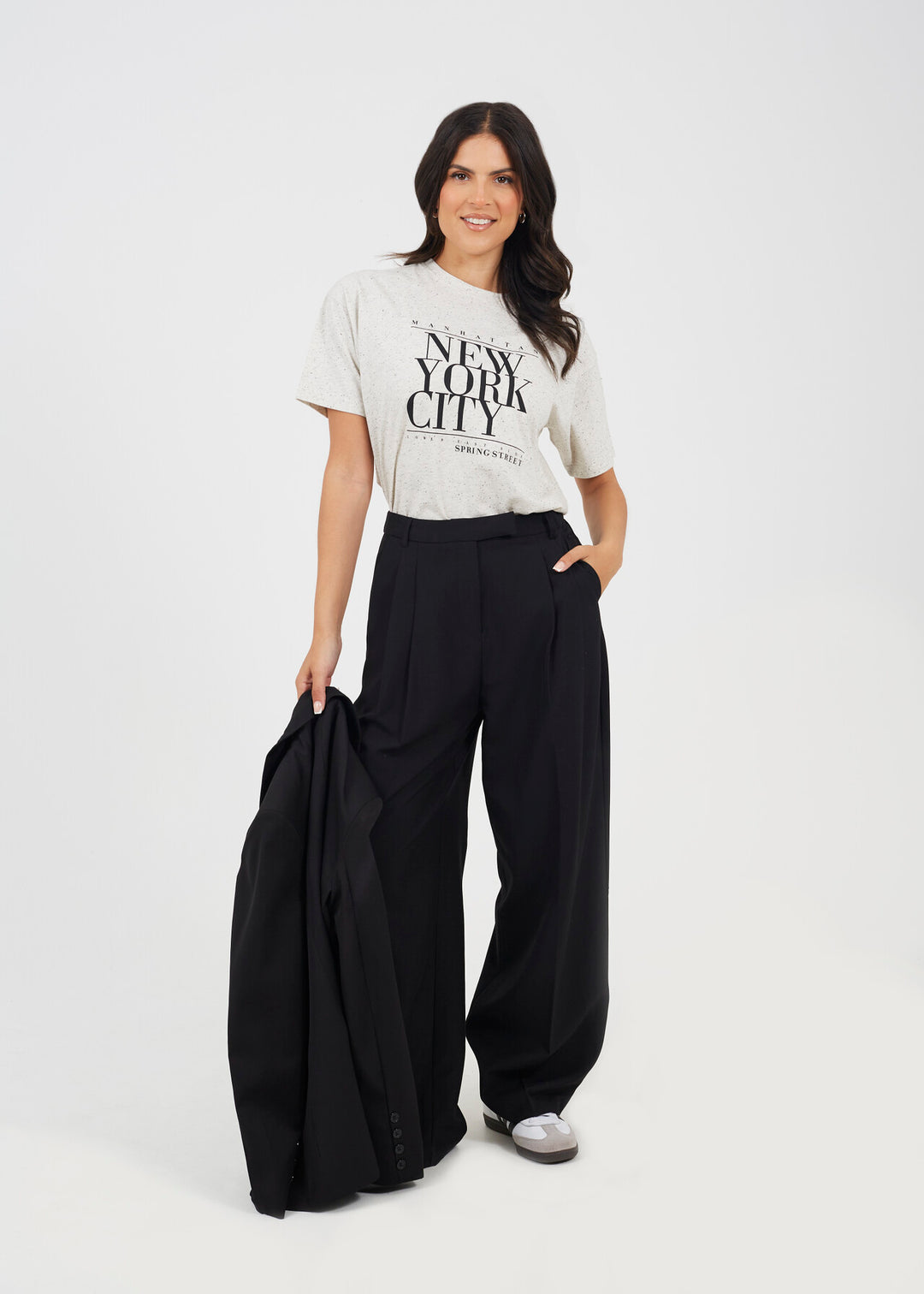 'NEW YORK CITY' OVERSIZED NEPPY T-SHIRT