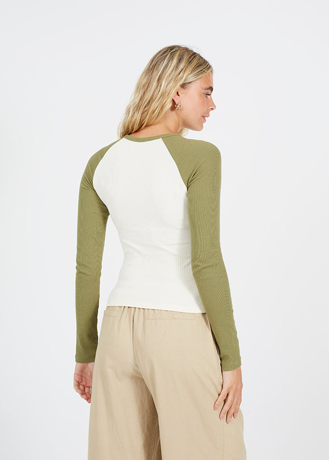 KHAKI/CREAM