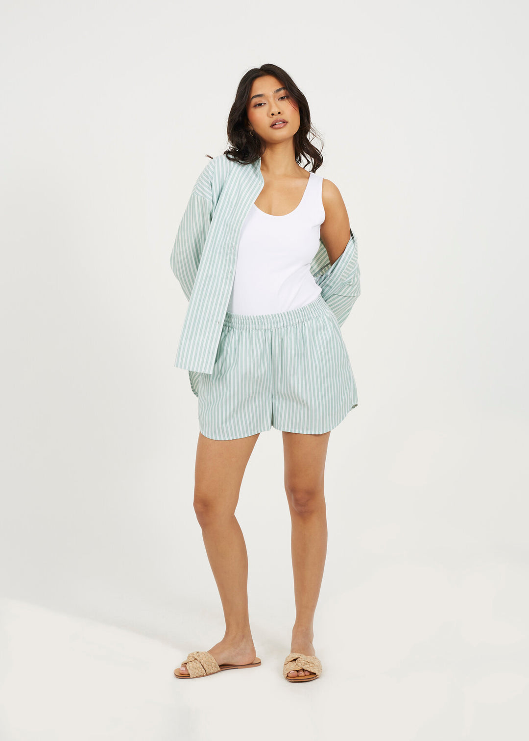 SCOOP NECK BODYSUIT, WHITE
