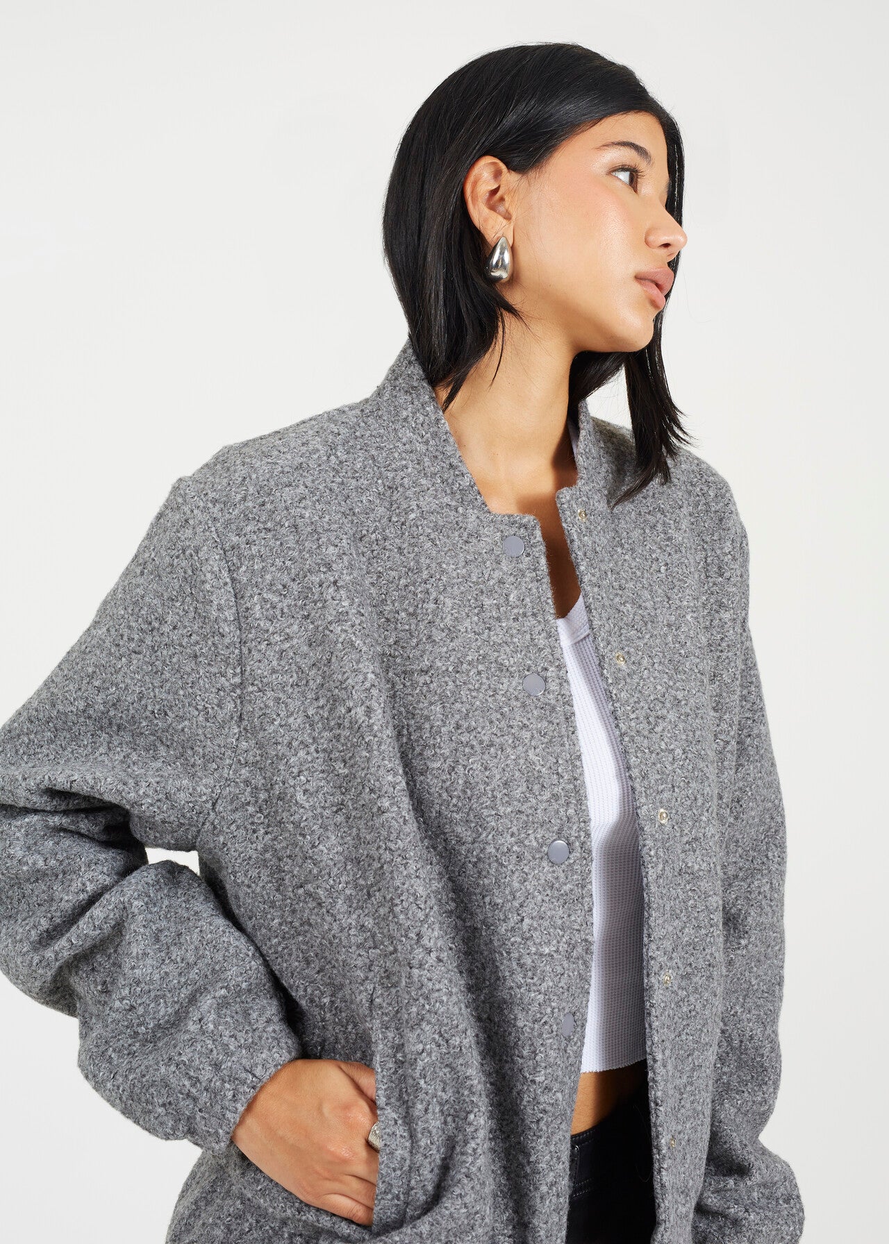 BRIEFING SH MS WOOL BOA BLOUSON（GRAY／M） The Blouson Jacket – T.M.Lewin