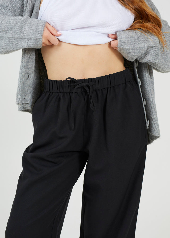 DRAWSTRING SUIT TROUSERS