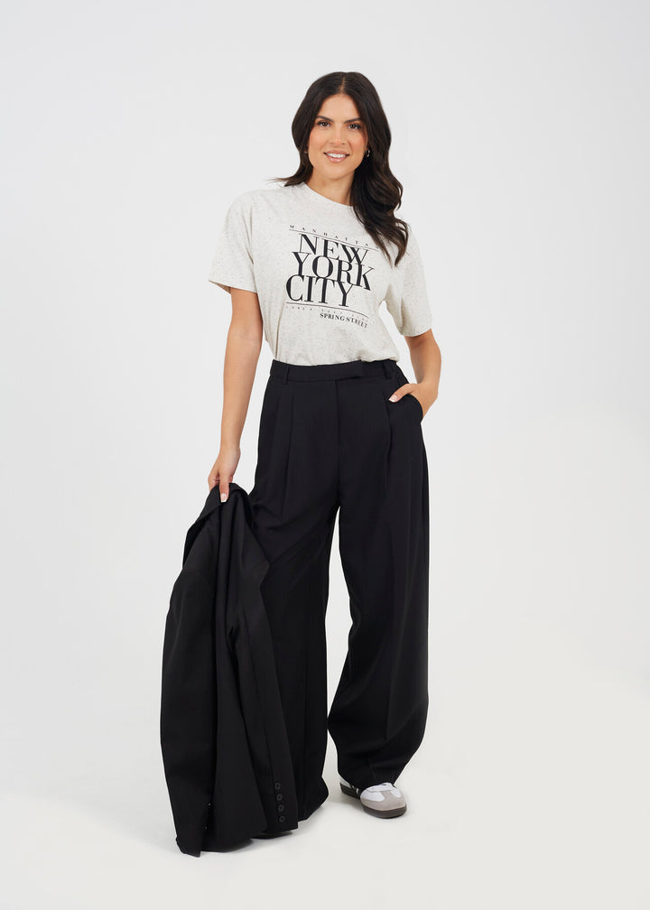 'NEW YORK CITY' OVERSIZED NEPPY T-SHIRT