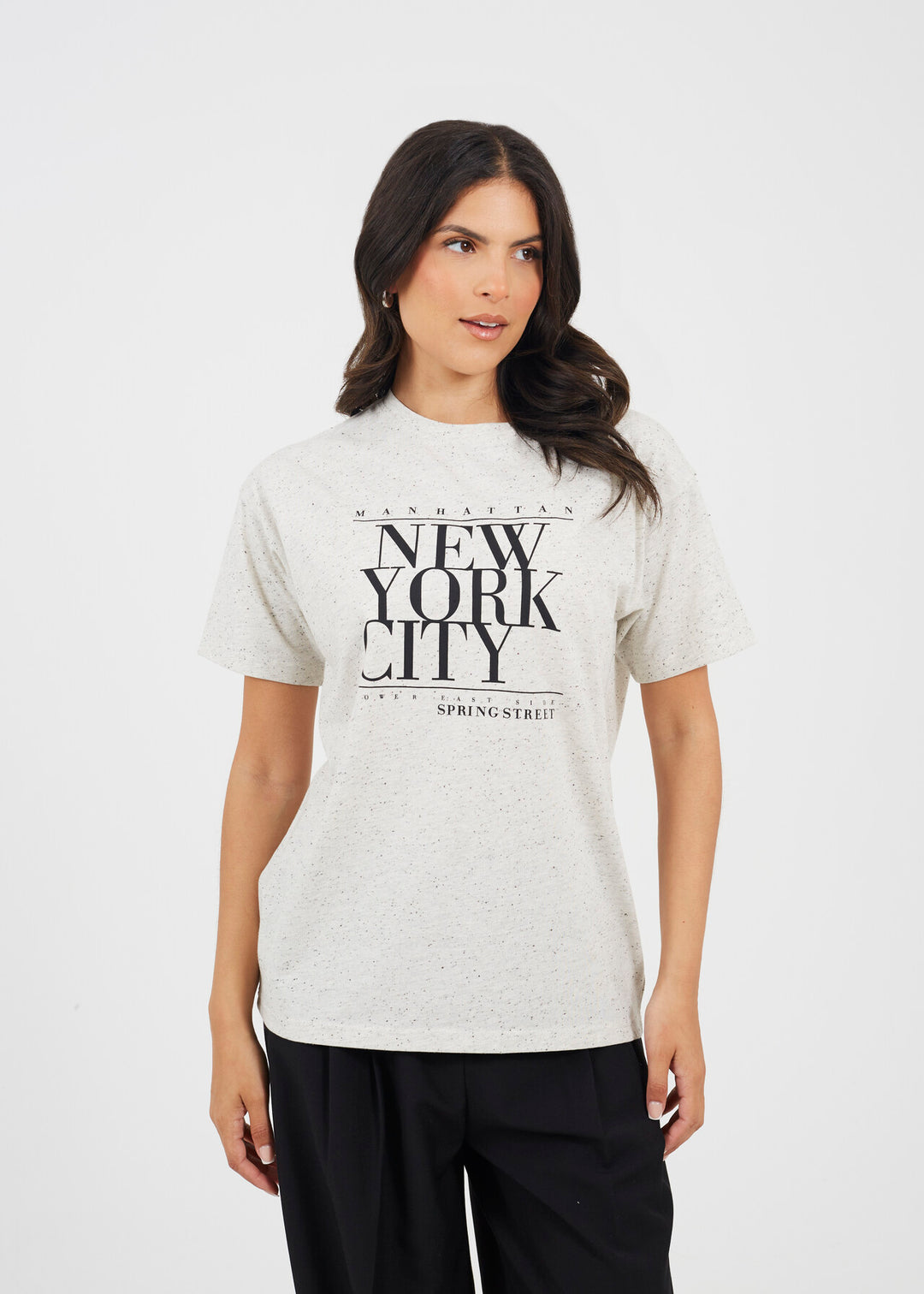 'NEW YORK CITY' OVERSIZED NEPPY T-SHIRT
