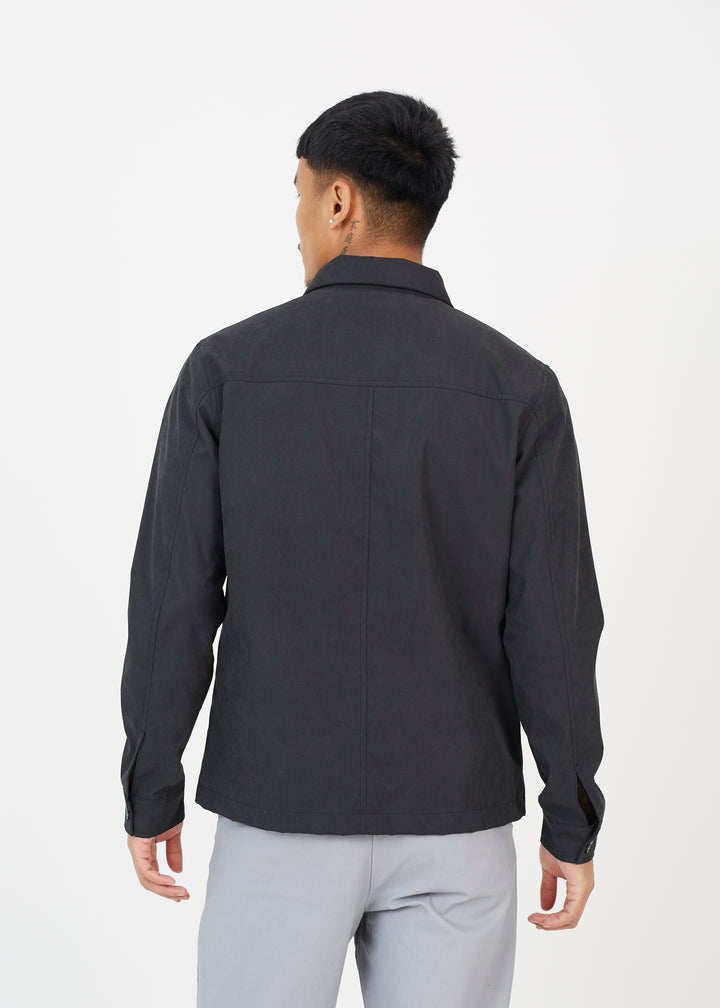 FOUR POCKET SHACKET, BLACK