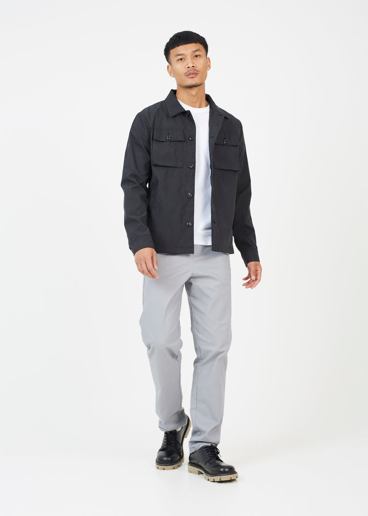 FOUR POCKET SHACKET, BLACK
