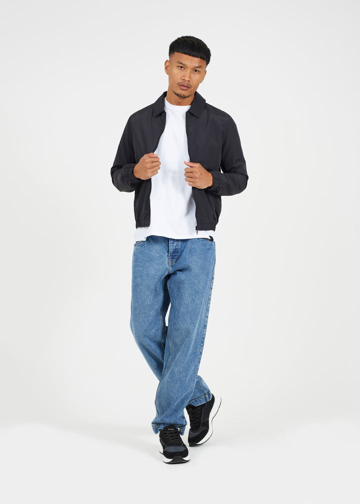 HARRINGTON ZIP THROUGH COLLARED JACKET