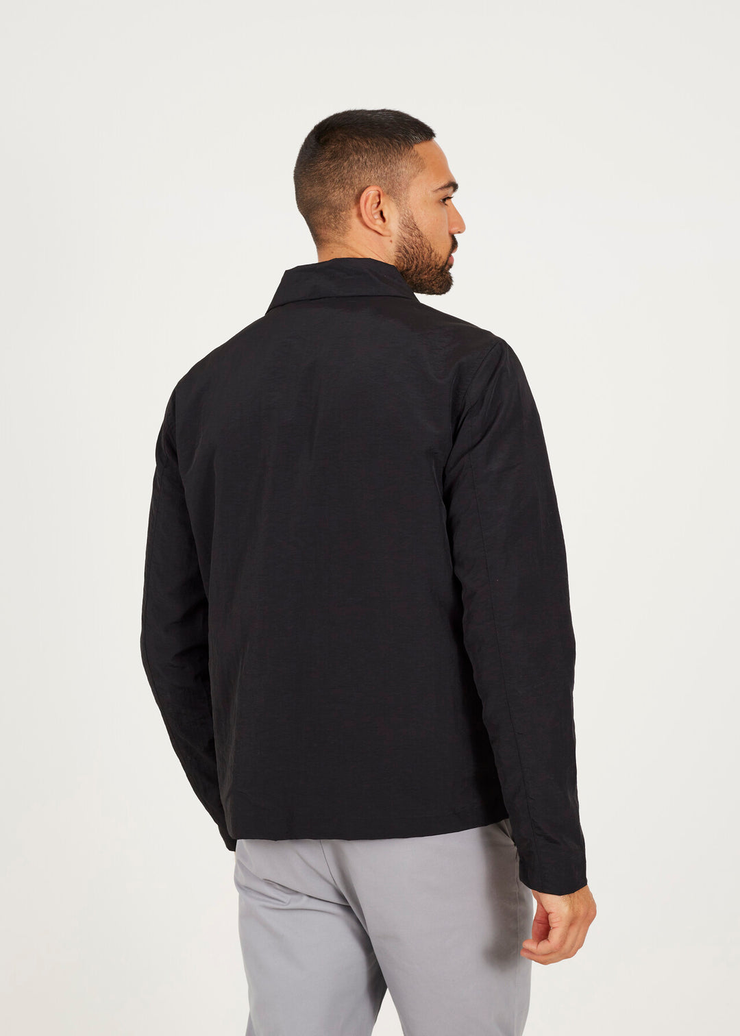 TECH ZIP JACKET, BLACK