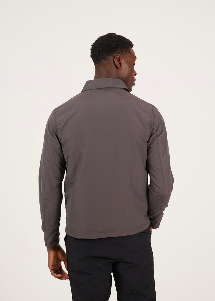 TECH ZIP JACKET, CHARCOAL