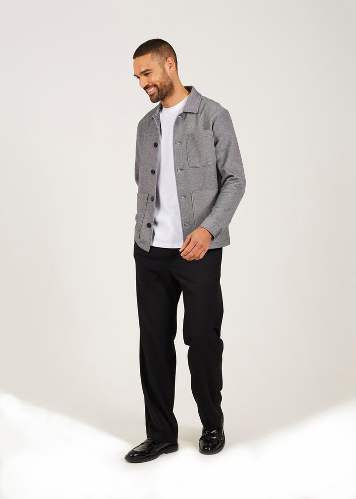 BUTTON DOWN COLLARED SHACKET