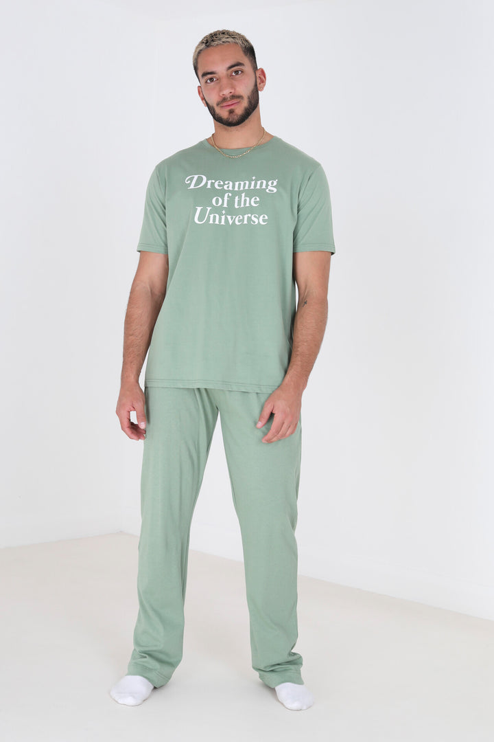 DARK SAGE 'DREAMING OF THE UNIVERSE' SLOGAN PYJAMAS