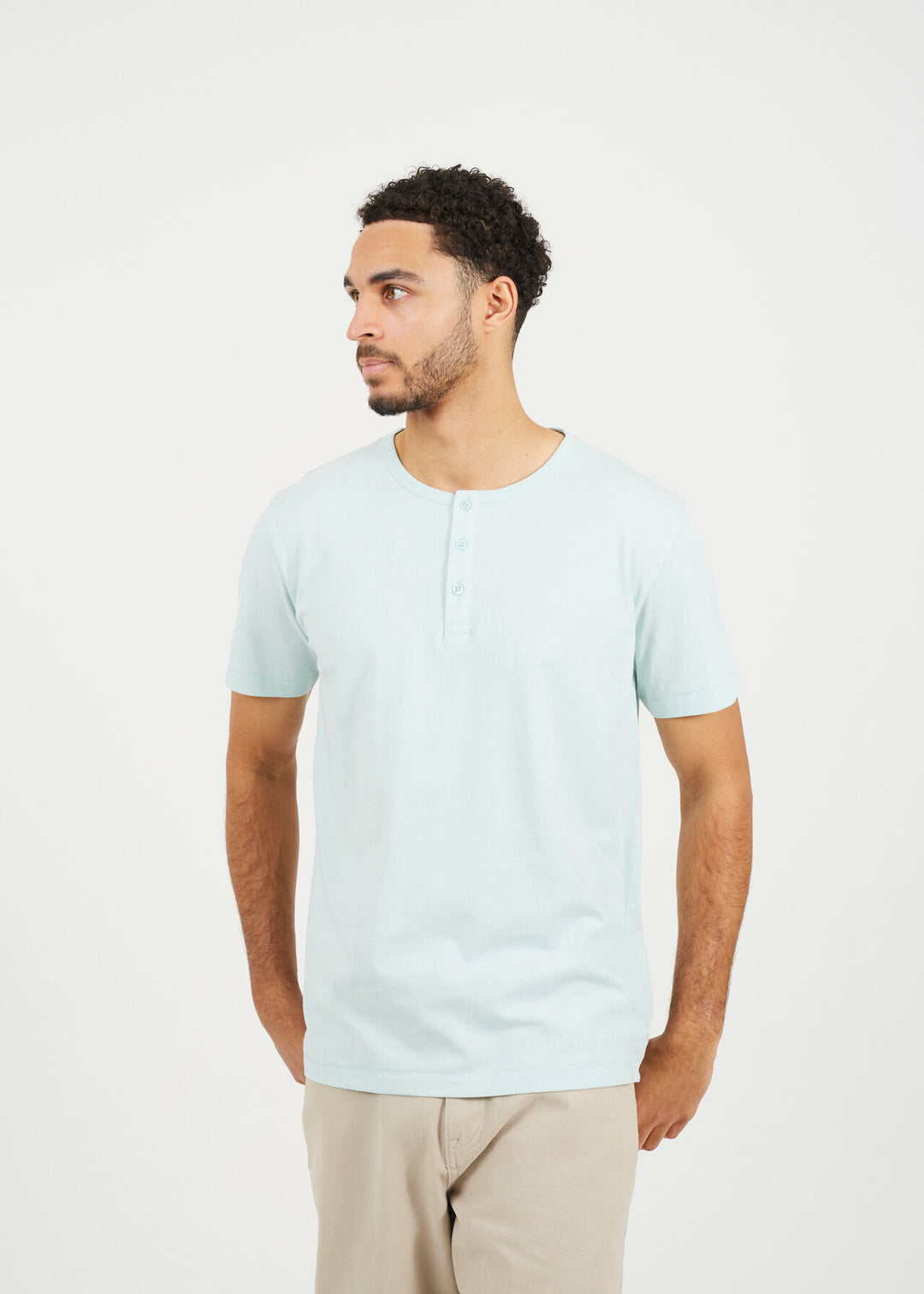 GRANDAD COLLAR MULTI-PACK SHORT SLEEVE POLO SHIRT