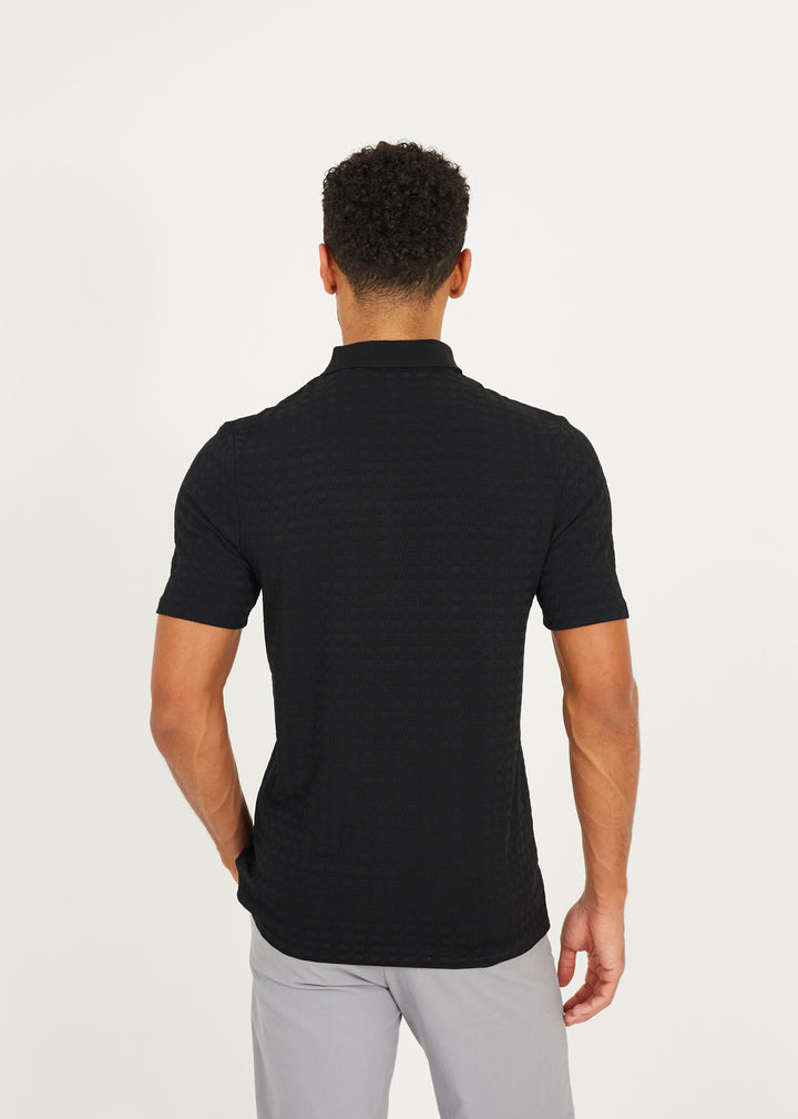 LIGHTWEIGHT JACQUARD POLO SHIRT