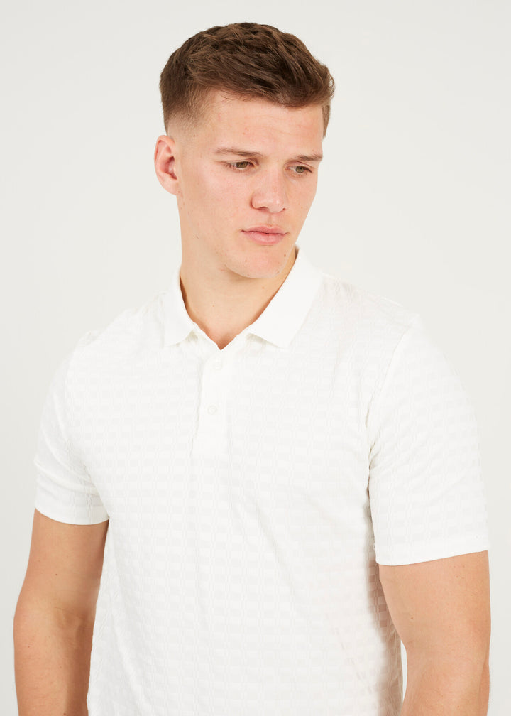 LIGHTWEIGHT JACQUARD POLO SHIRT