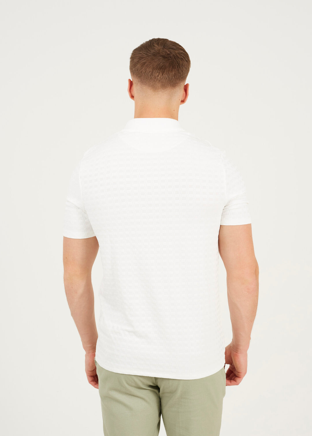 LIGHTWEIGHT JACQUARD POLO SHIRT
