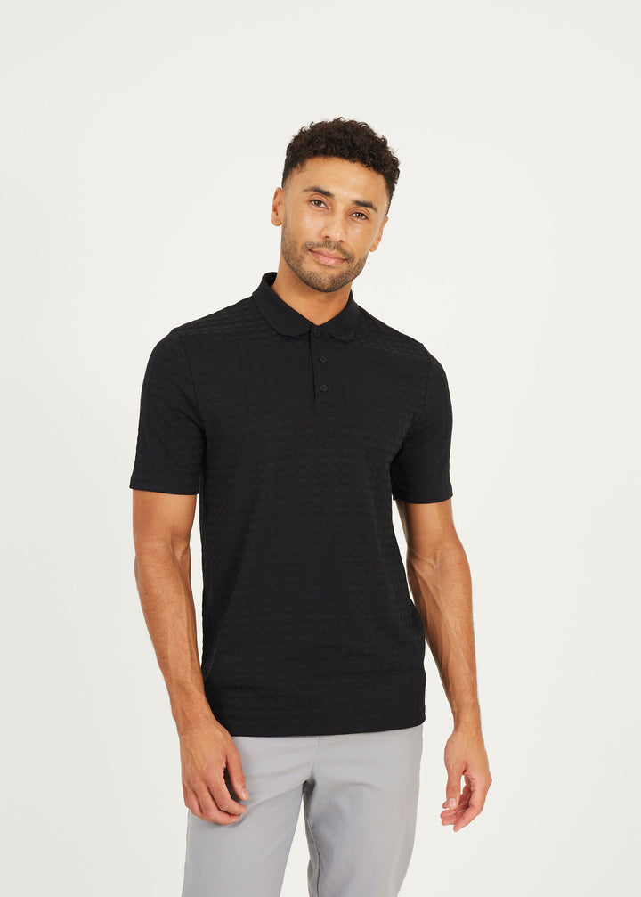 LIGHTWEIGHT JACQUARD POLO SHIRT