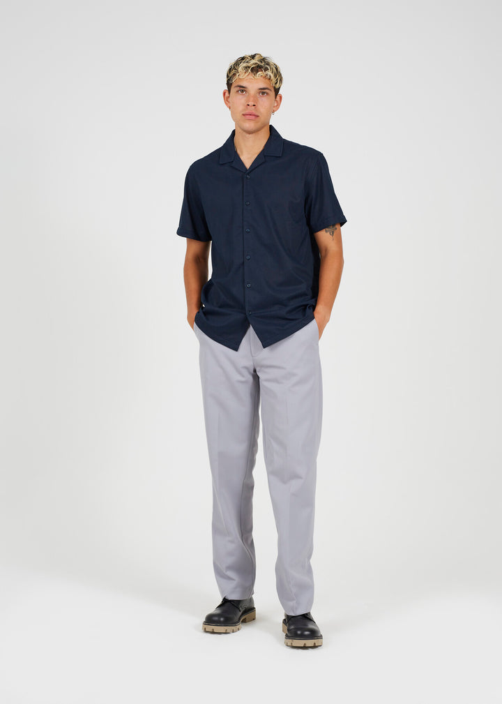 ZIG ZAG LACE REVERE COLLAR SHIRT