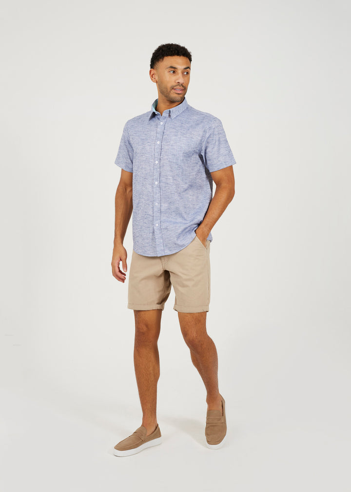 SHORT SLEEVE PATCH POCKET SHIRT
