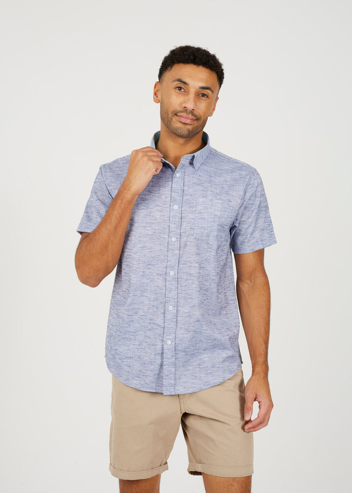 SHORT SLEEVE PATCH POCKET SHIRT
