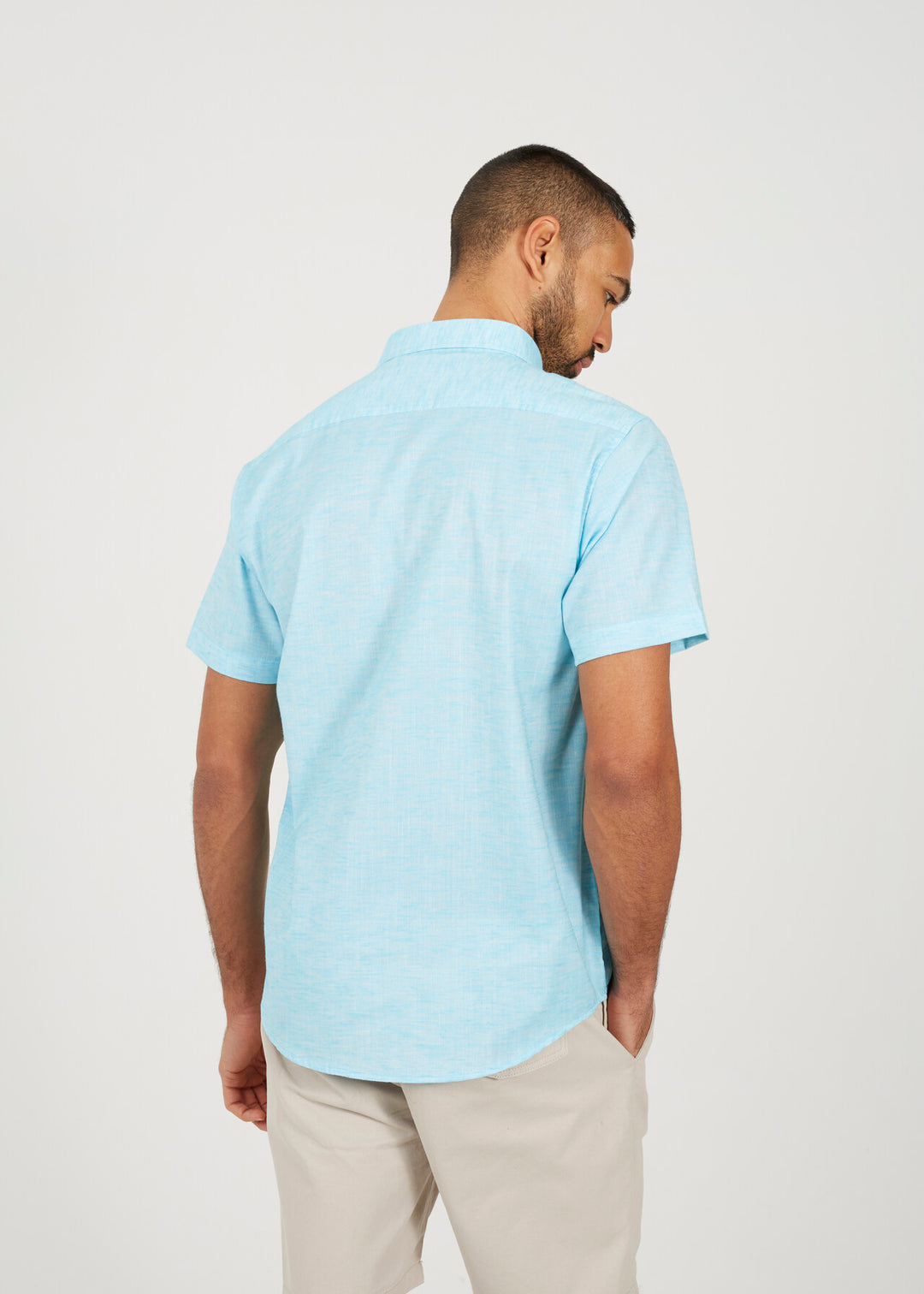 SHORT SLEEVE PATCH POCKET SHIRT