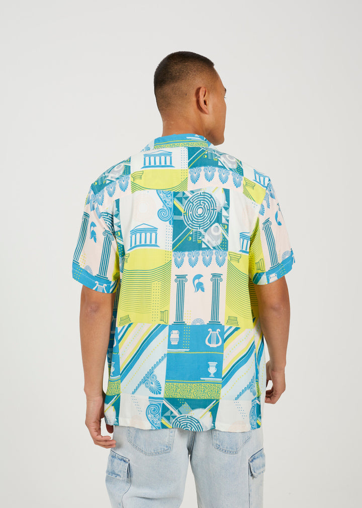 GRAPHIC COLLARED SHIRT