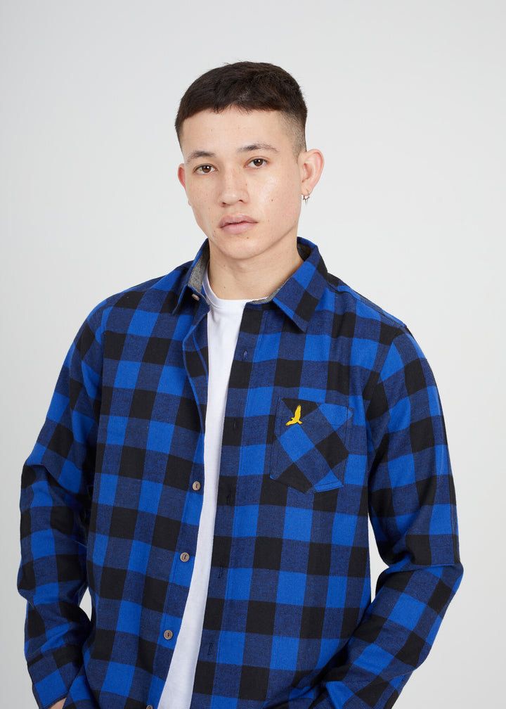 CHECK EMBROIDERED SHIRT