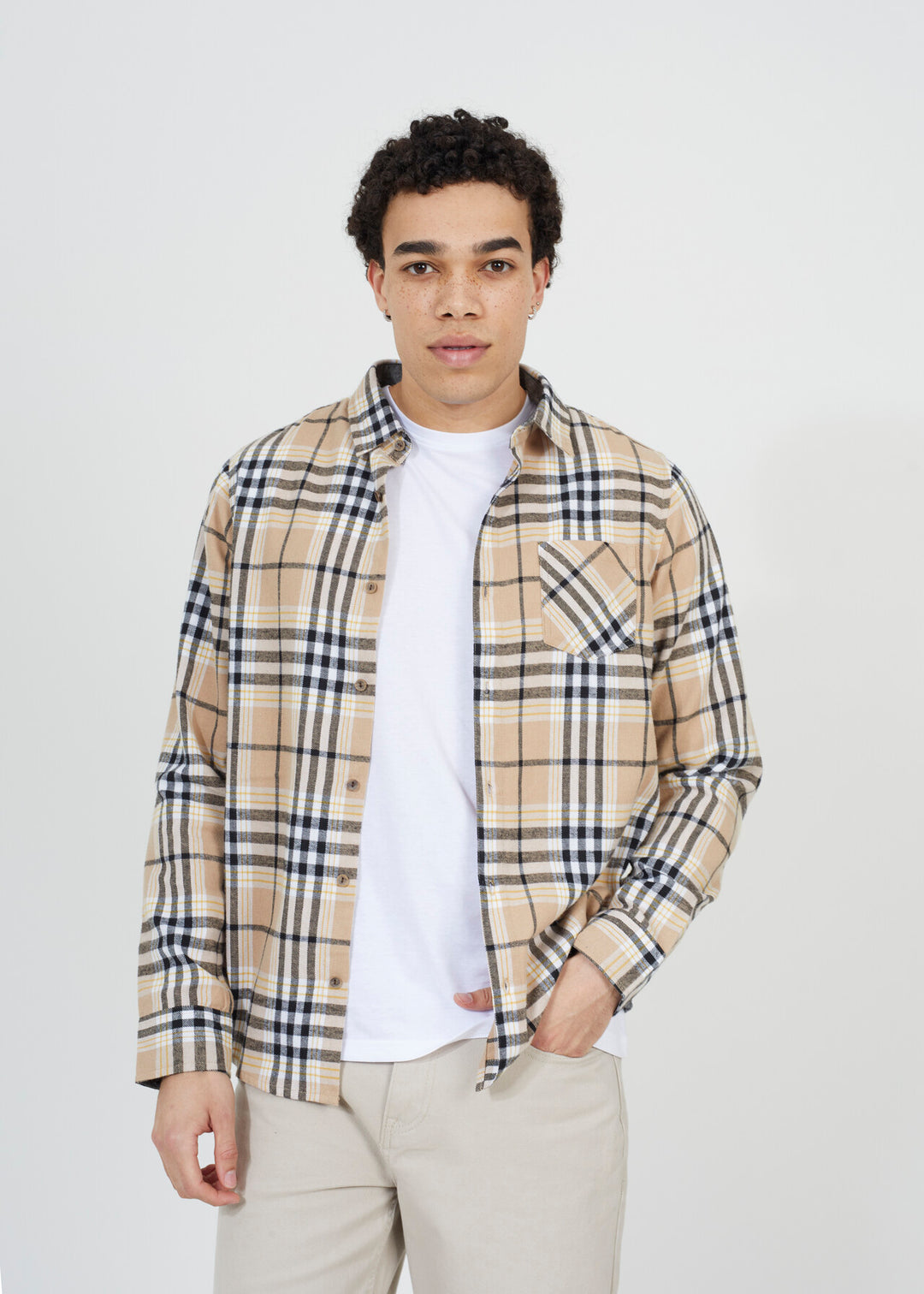 CHECK LONG SLEEVE SHIRT