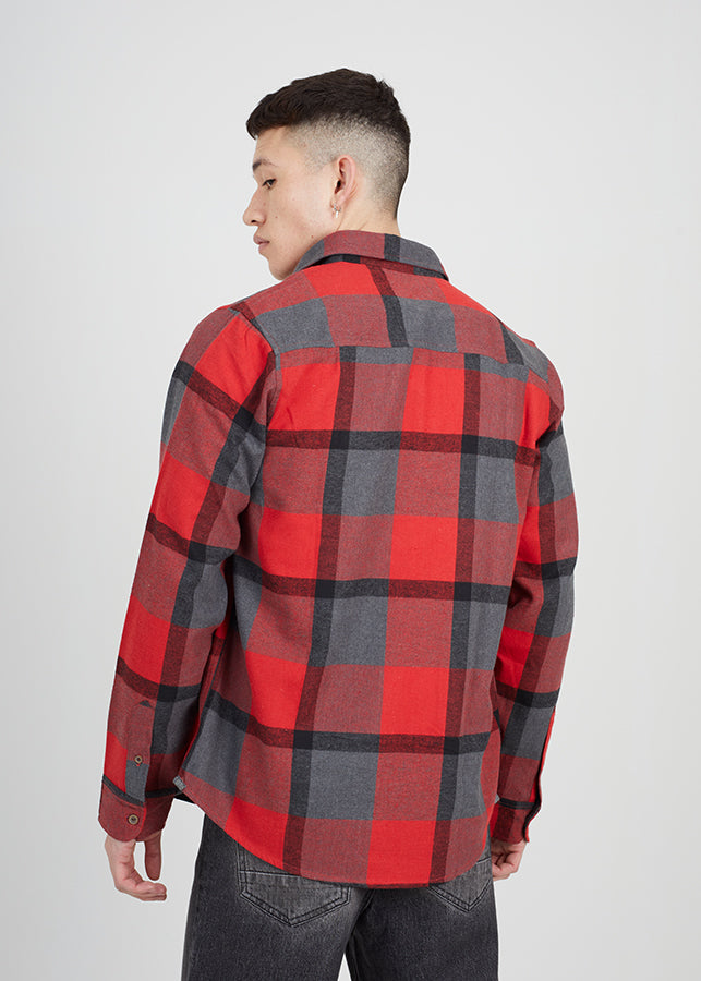 HEAVY FLANNEL SHIRT WITH ALL OVER CHECK