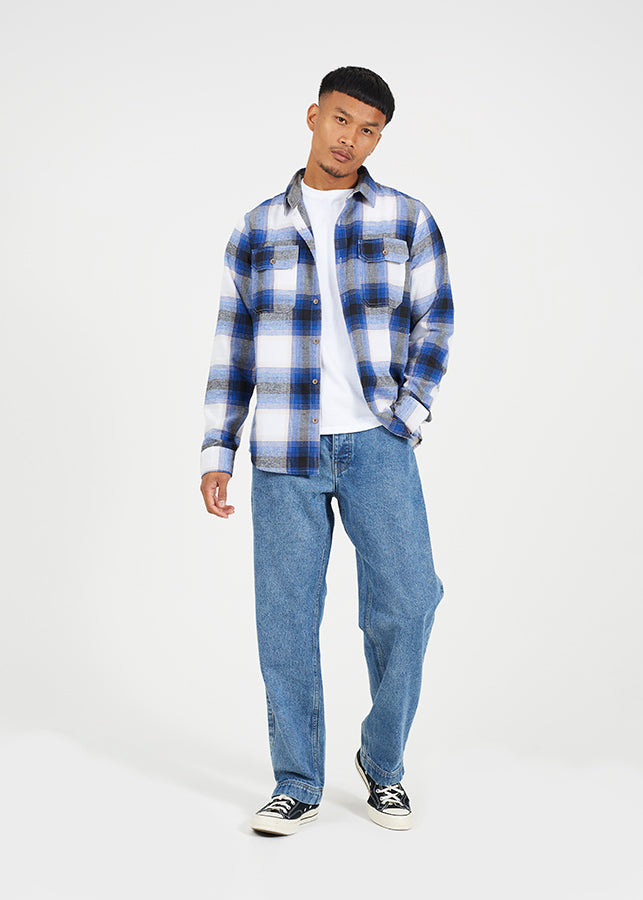 LONG SEEVE HEAVY FLANNEL SHIRT