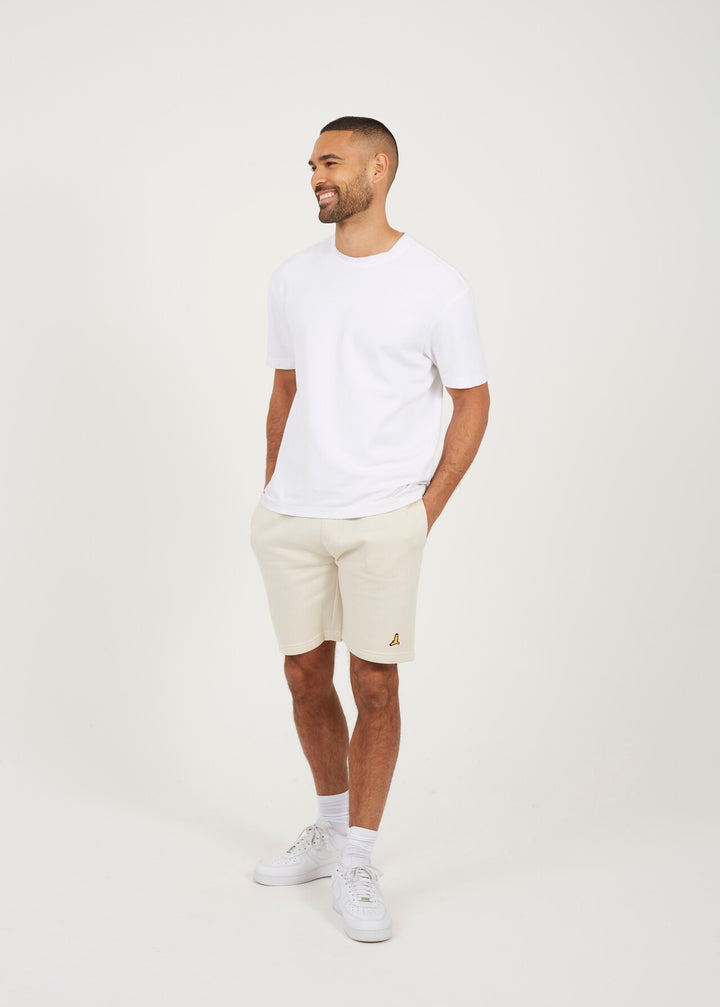 JERSEY EMBROIDERED DRAWCORD SHORTS