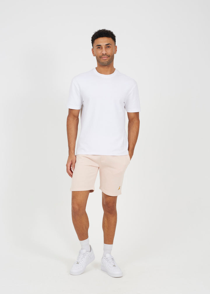 JERSEY EMBROIDERED DRAWCORD SHORTS
