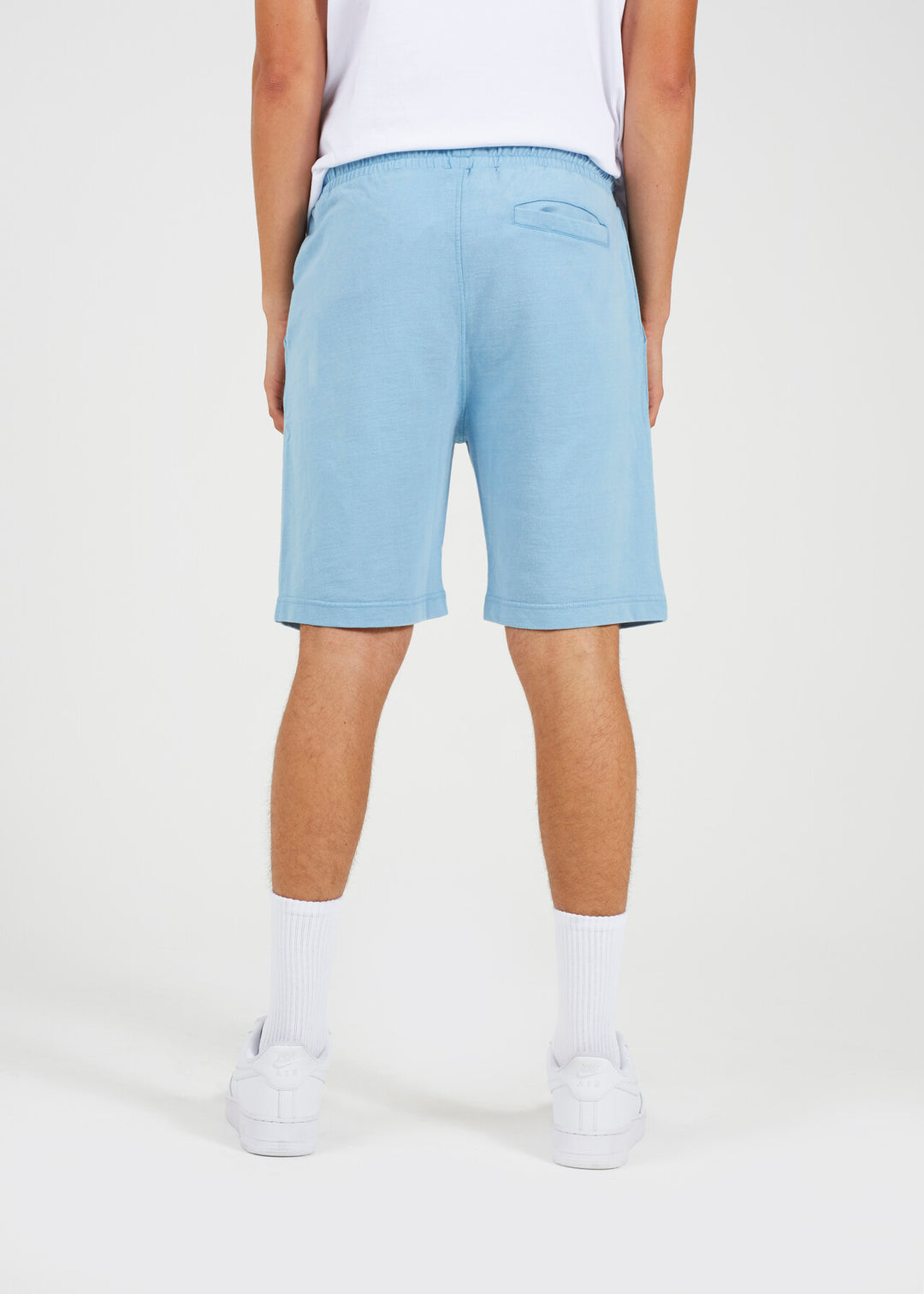 JOGGING BOTTOM SHORTS, LIGHT BLUE