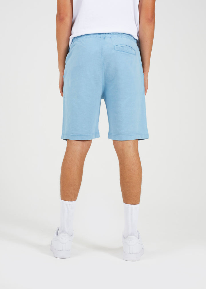 JOGGING BOTTOM SHORTS, LIGHT BLUE