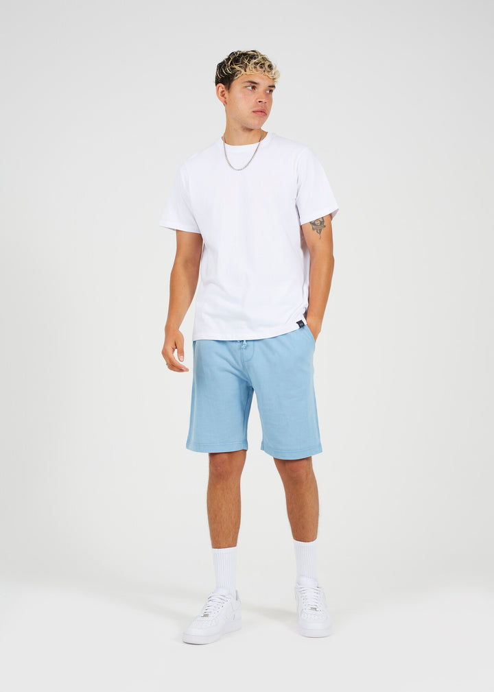 JOGGING BOTTOM SHORTS, LIGHT BLUE