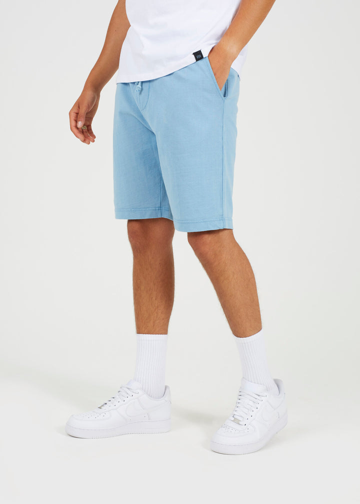 JOGGING BOTTOM SHORTS, LIGHT BLUE