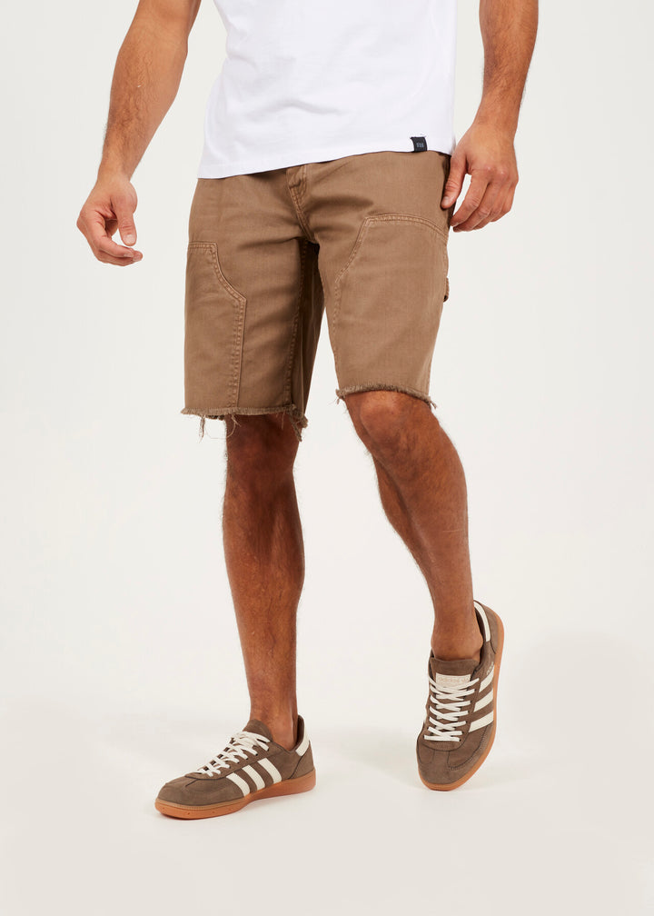 CARPETER STYLE FRAYED EGDE SHORTS
