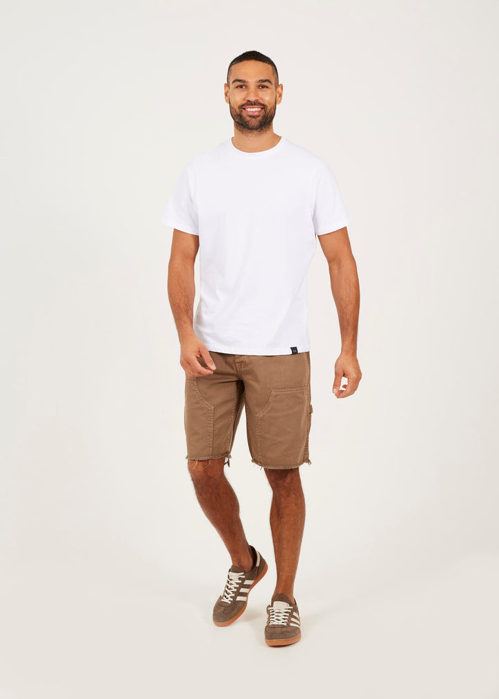 CARPETER STYLE FRAYED EGDE SHORTS