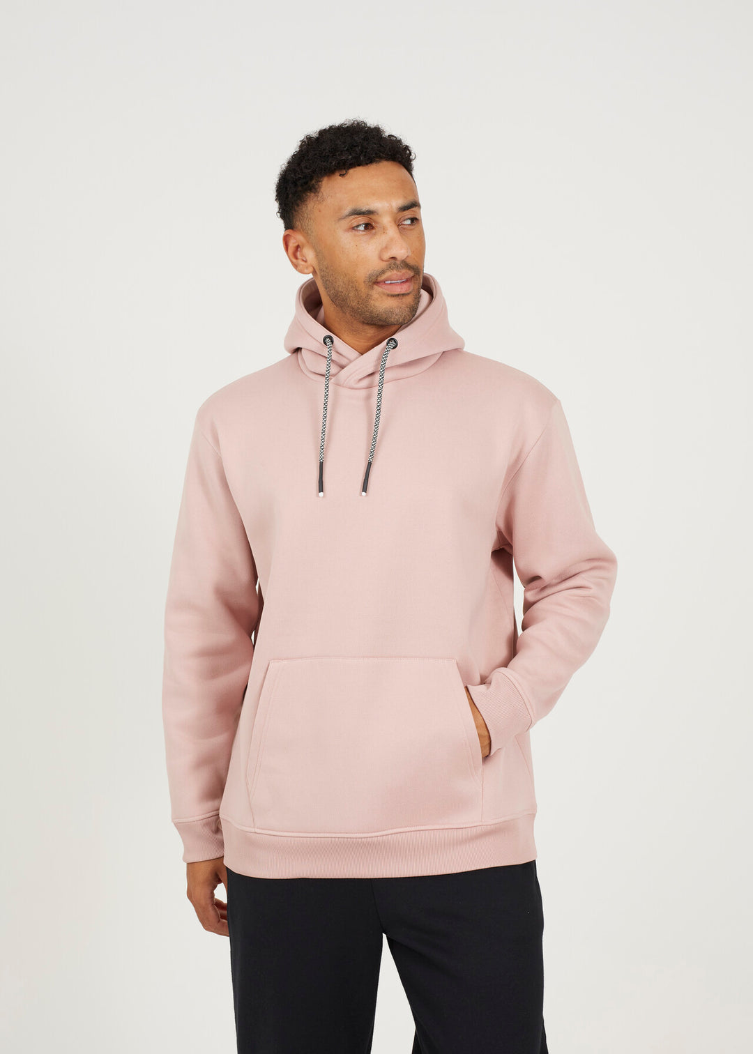 OVERSIZED HOODY, DUSKY PINK