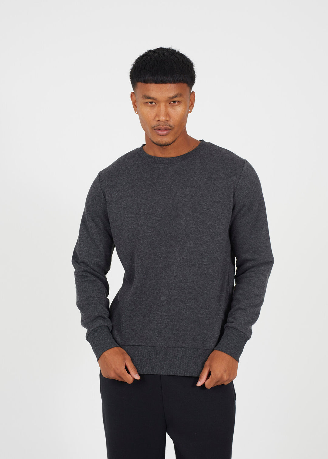 CREW NECK JERSEY SWEATSHIRT
