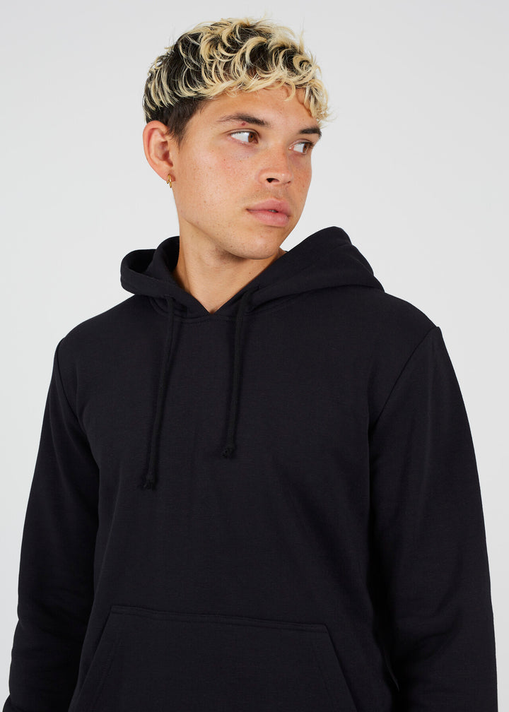 HOODED SWEATSHIRT, BLACK