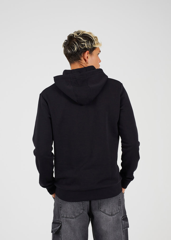 HOODED SWEATSHIRT, BLACK