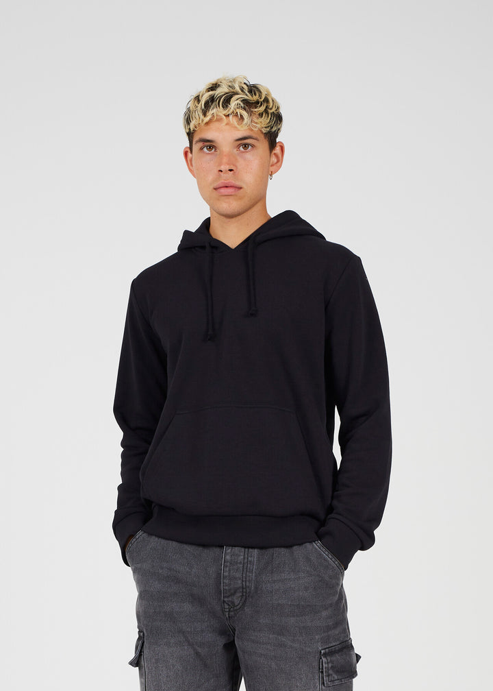 HOODED SWEATSHIRT, BLACK