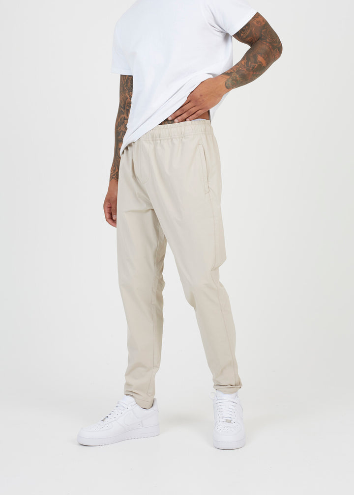 RIPSTOP DESIGN TROUSERS, STONE
