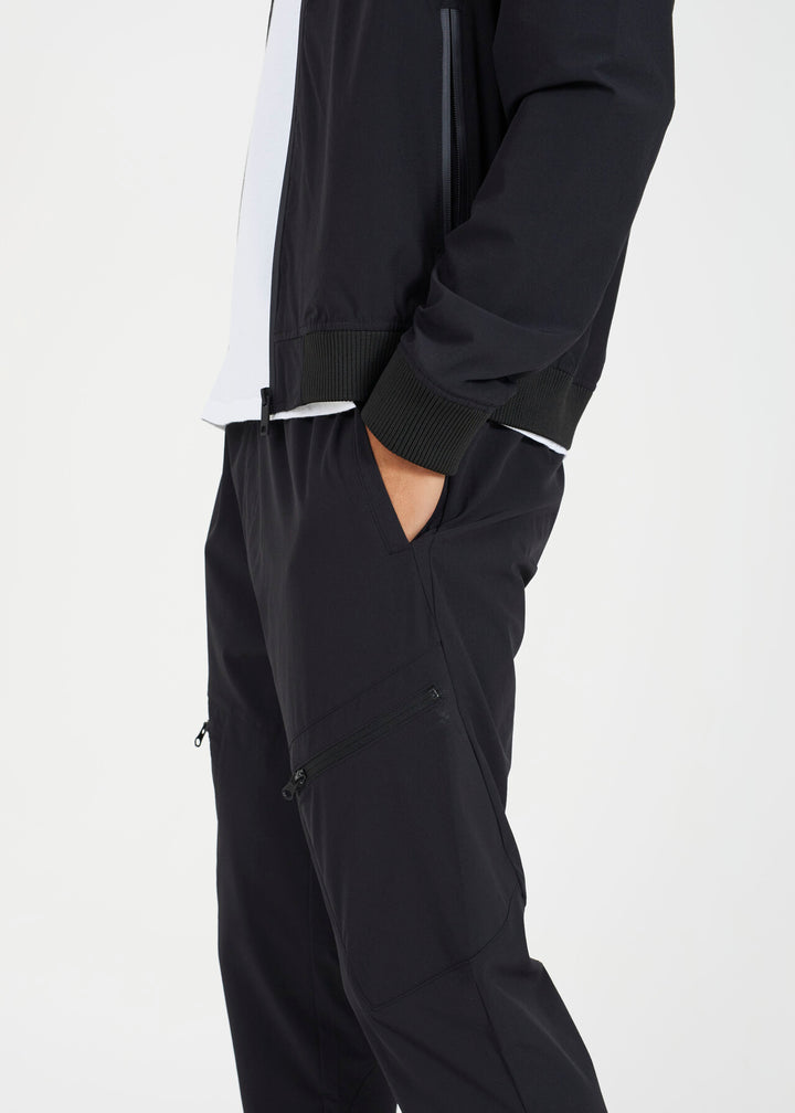 RIPSTOP ZIP DETAIL PANTS