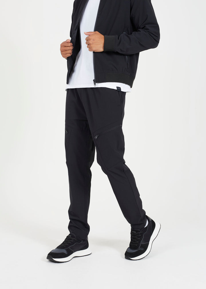 RIPSTOP ZIP DETAIL PANTS