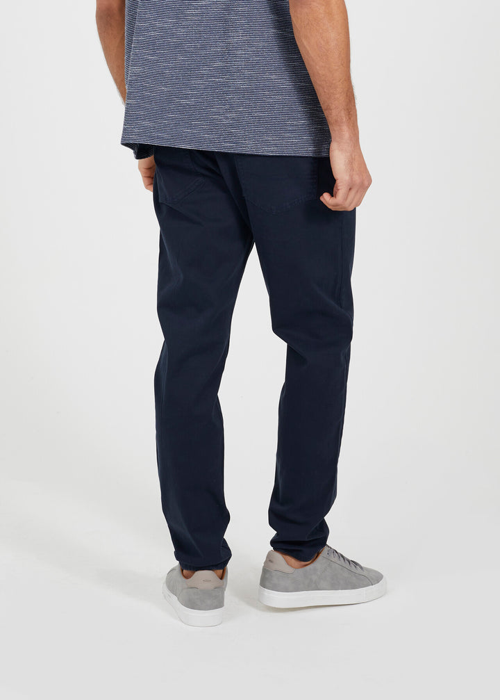 COTTON TWILL CHINO, NAVY