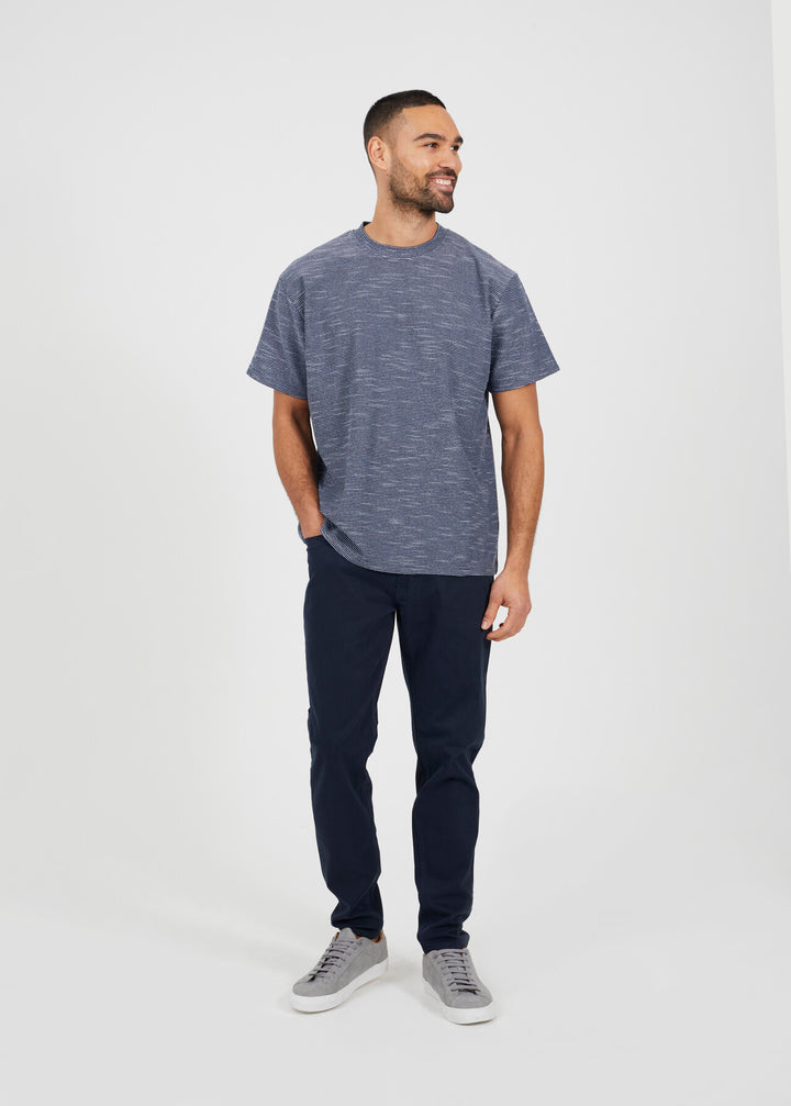 COTTON TWILL CHINO, NAVY