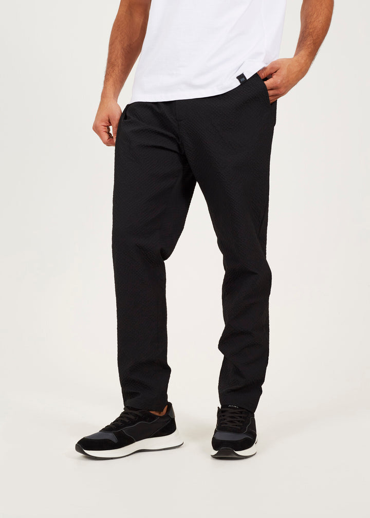 SEERCUKER BUTTON WAIST TROUSERS